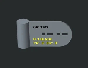 Juego de protectores de bordillo para quitanieves #107 se adapta a todos Fisher X Blade 7'6", 8', 8'6", 9' - Imagen 1 de 12