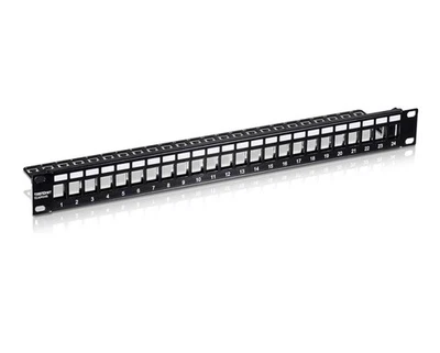 TRENDnet 24-Port Blank Keystone Shielded 1U Patch Panel (tckp24s) - Image 1 of 4