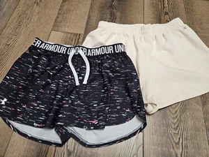 2 Pair Running Shorts Under Armour DSG XL Girls - Picture 1 of 4