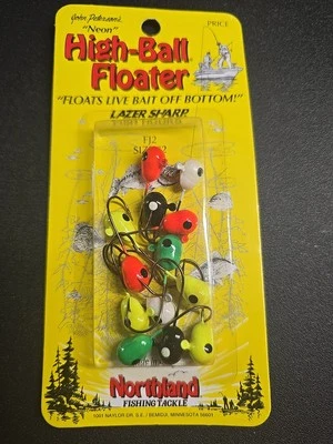 Northland High-Ball Floater ~ #2 Gancho ~ Cores Sortidas ~ 12 unidades ~ FRETE GRÁTIS - Imagem 1 de 3