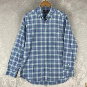 Camicia Vineyard Vines uomo grande multicolore a quadri slim fit Murray abbottonata - Foto 1 di 7