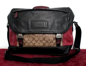 Reisebus Nr. M1961-F79904 ~ Tasche schwarz, rot und hellbraun, mit Umhängetasche Schultergurt - Bild 1 von 8