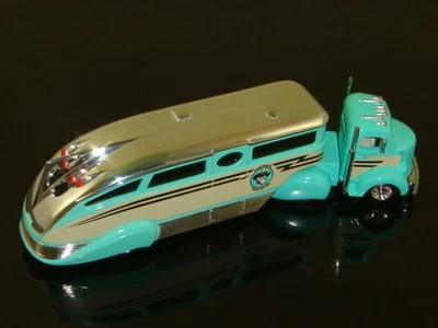 Elwood's 1938 Ford COE 5-е колесо ретро AIRSTREAM стиль кемпер масштаб 1/64 LE L - Изображение 1 из 4