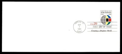 Mayfairstamps US FDC 1991 American Magazines First Day Cover aau_51499 - Image 1 of 2
