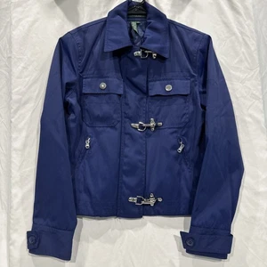 Marineblaue RALPH LAUREN Hook Toggle Maritim Style isolierte Jacke Petite Small - Bild 1 von 23