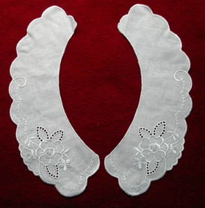 Broderie Anglaise White Collar (630866) - Picture 1 of 1