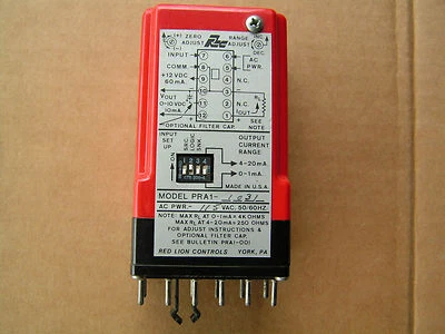 Relé Red Lion PRA1-1031 115 voltios ¡¡¡En muy buena condición!!! Envío gratuito con garantía Foto 1 de 2