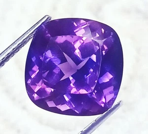 Natürlicher lila Tansanit im Prinzenschliff 15,00 ct loser Edelstein zertifiziert - Bild 1 von 7