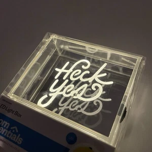 HECK YES Room Essentials Mirror LED Light Box Desk Bedroom Dorm BRAND NEW - Picture 1 of 5