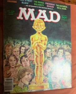 Mad Magazine Alfred E Newman Takes on the Academy Awards #231 June 1982 Great - Picture 1 of 2