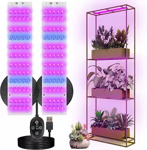 Grow Lights for Indoor Plants USB LED Grow Lamp Waterproof Grow Light with 3/6 - Picture 1 of 12