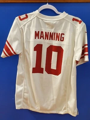 Футболка Manning NFL Nike No10 молодежный размер на поле большая белая красная - Изображение 1 из 4