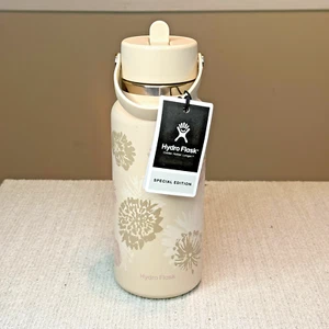 Hydro Flask Almond Blossom Burst 32oz Wide Mouth Flip Straw Lid With Flex Handle - Bild 1 von 6
