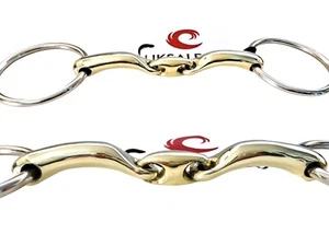 Loser Ring Trense Bit Schildkröte abgewinkelt gebogen MP (UKSALES25®) *VERSAND AM SELBEN TAG* - Bild 1 von 15