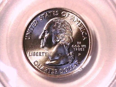 2001 P North Carolina Washington State Quarter PCGS MS 67 72383684 - Image 1 of 3