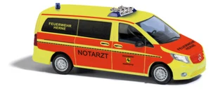 Busch 51196 H0 Automodell Mercedes-Benz Vito Feuerwehr Herne Notarzt #NEU OVP# - Bild 1 von 1