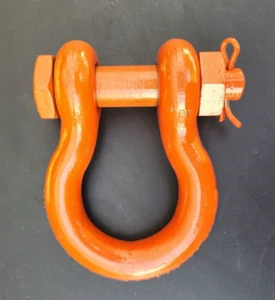 CM 14 Ton 1-1/4" Safety Shackle w/Bolt, Nut & Cotter - Picture 1 of 3