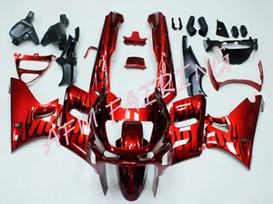 Candy Red Black ABS Injection Mold Bodywork Fairing Kit for ZZR400 1993-2007 - Picture 1 of 9