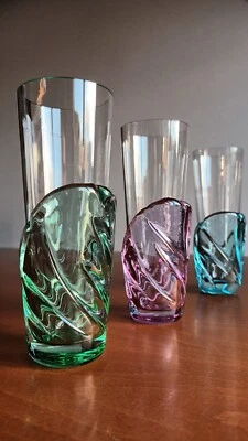 SET BICCHIERI DI MURANO CARLO MORETTI  raro introvabile - Immagine 1 di 4