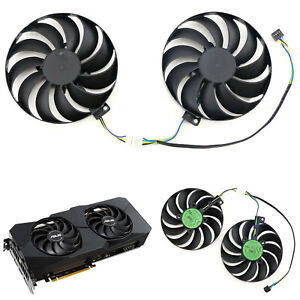 T129215SU Cooling Fan for ASUS RX5600XT 5700 5700XT DUAL EVO OC Graphics Card