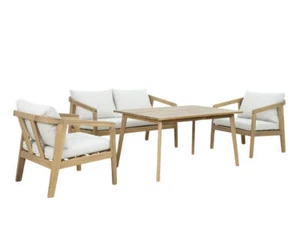 Nara 4 Piece Low Dining Setting Low Dining Setting - Picture 1 of 1