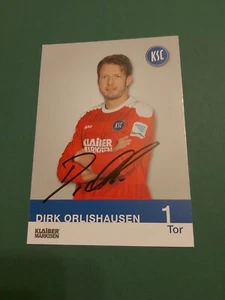 Karlsruher SC, D. Orlishausen, tarjeta de autógrafo, fútbol - Imagen 1 de 1