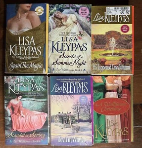 Complete Series Set WALLFLOWERS 1-6 Lisa Kleypas Lot 6 4 Stepbacks - Picture 1 of 1