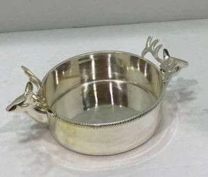 DesignCo versilberte Weinflasche Untersetzer Hirsch Hirsch Elchkopf Griffe - Bild 1 von 3