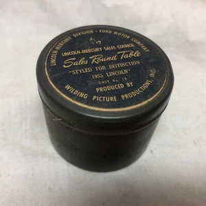 Vtg 1955 Film Tin Only Lincoln Mercury Division Ford Motor Sales Round Table - Picture 1 of 8