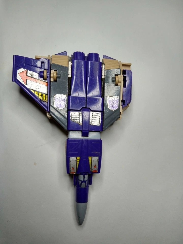 Vintage 1984 Hasbro Transformer Triple Charger Blitzwing Tank Jet G1 Incomplete - Image 1 of 2