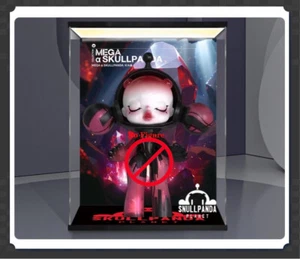 Display Box Light Case Fit MEGA SKULLPANDA 400% Red Crystal Action FigureToy - Picture 1 of 2