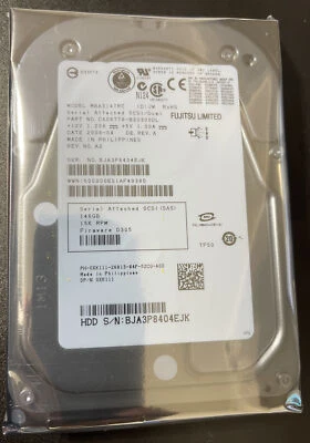 MBA3147RC Dell 146GB 3.5" SAS Internal Server Hard Drive 15000RPM HDD * - Image 1 of 2