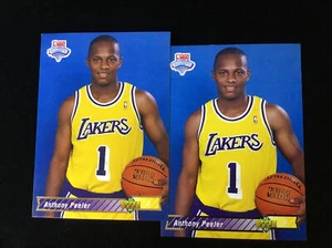 1992-93 Upper Deck NBA Draft #11 Lakers Anthony Peeler Rookie Card Two Cards - Picture 1 of 2