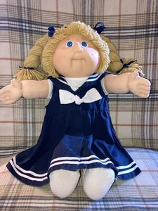 Pony doble caramelo vintage Cabbage Patch Kids, ojos azules, hoyuelos, HM2 - Imagen 1 de 8