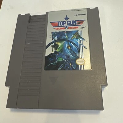 Top Gun The Second Mission Nintendo NES Game Cartridge No Manual or Sleeve - Image 1 of 2