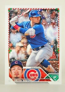 2023 Topps Holiday #H174 Seiya Suzuki SP Candy Can Bat Variation - Bild 1 von 2