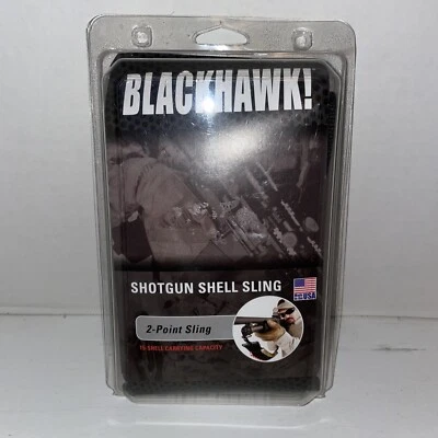 Eslinga de escopeta BLACKHAWK; eslinga de 2 puntos; capacidad de carga de 15 carcasas Foto 1 de 2