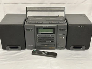 Sony Mini Stereoanlage CFD-758S - Kassetten CD Radio - Auch Batterie-betrieben - Bild 1 von 11