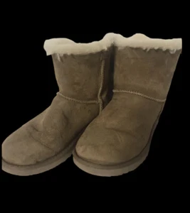 UGG ANAK-ANAK MINI BAILEY BOW BOOTS SZ 8 - Picture 1 of 10