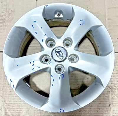 OEM Wheel Alloy Rim 16" 16 x 6 Five 5 Spoke W/ TMPS Hyundai Elantra 2007-2010 - Image 1 of 4