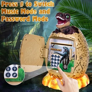 Piggy Bank Safe Money Box Bank Electronic Password Lock ATM Cash Coin Kids Gift - Picture 1 of 10