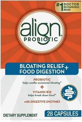 Align Probiotic Bloating Relief + Food Digestion, Probiotics for Women and... - Image 1 of 4