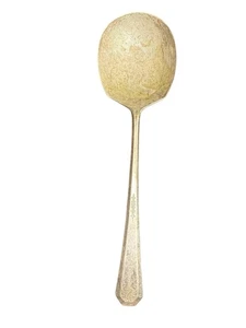 Vintage Winthrop 9 Zoll Servierlöffel versilbert verziert rustikal Patina Dekor - Bild 1 von 6