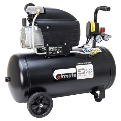 SIP Airmate Air Compressor Direct Drive 230V 50L 2hp / 1.5kW 8 Bar 8CFM 94dB - Image 1 of 4
