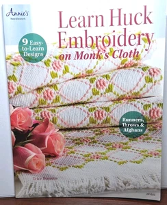 LEARN HUCK EMBROIDERY ON MONK'S CLOTH (ANNIE'S NEEDLEWORK) By Trice Boerens - Imagen 1 de 2