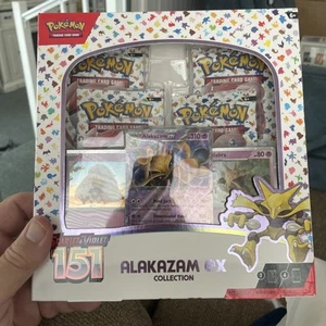 Pokémon Escarlata y Violeta 151 Alakazam ex Caja Colección - Nuevo y Precintado - Imagen 1 de 3