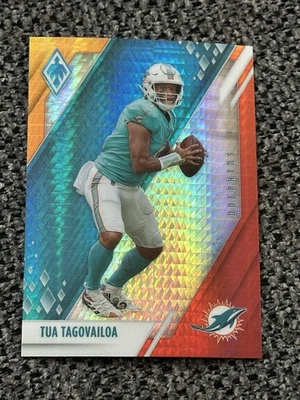 2021 Panini Phoenix Football Tua Tagovailoa Fire Burst 🔥🔥SP Miami Dolphins - Image 1 of 2