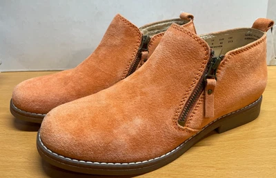 Nuevas Mujeres Hush Puppies Mazin Cayto Jengibre Especias Cremallera Lateral Botines EE. UU. Talla 10 Foto 1 de 4
