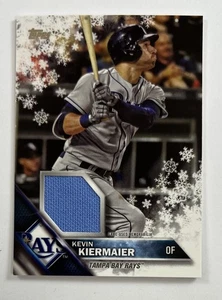 2016 Topps Walmart Holiday Mega Baseball #R-KK Kevin Kiermaier Relic AR101 - Picture 1 of 3
