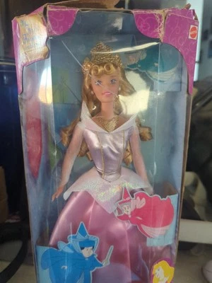 Спящая красавица Аврора классический Уолт Дисней 1999 Mattel моя любимая сказка новый - Изображение 1 из 4